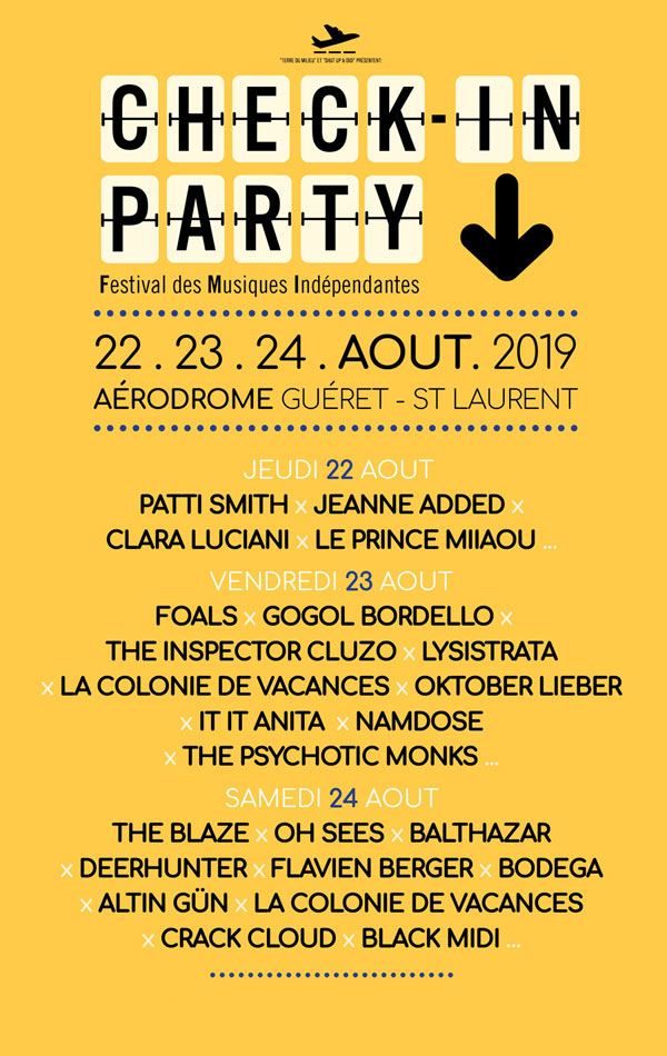 CHECK IN PARTY-PASS MOYEN COURRIER
