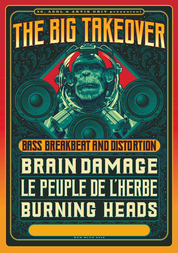 THE BIG TAKEOVER : BURNING HEADS +